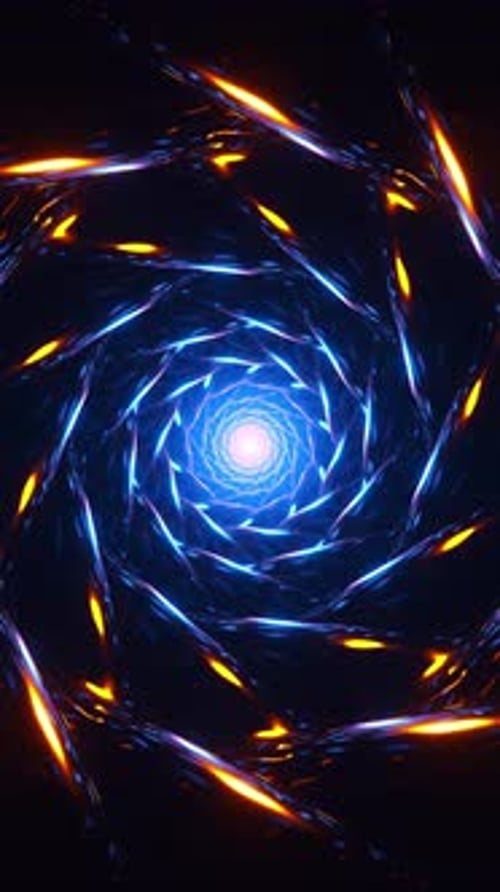 Portal to the Chromatic Dimension. Vertical looped animation