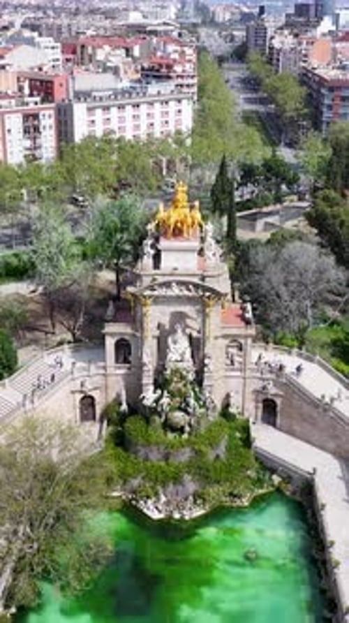 Parque de la Ciutadella en Barcelona, en la Comunidad de Cataluña, España.