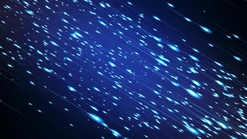 Glowing Blue Data Stream Futuristic Background