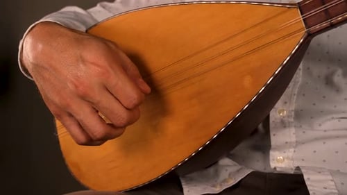 Turkish Saz Close Up