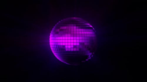 Glänzender Disco-Kugelring