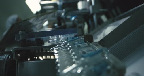 vaccine packaging assembly line