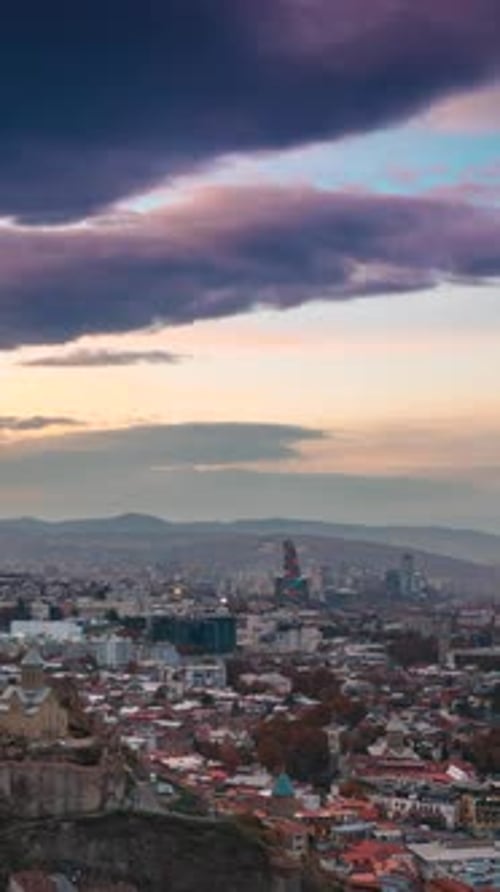 Tbilisi Georgia Top View Of