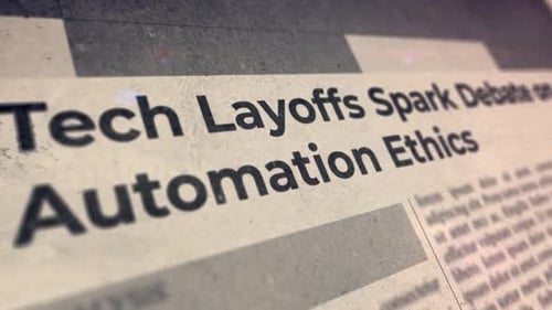 Les licenciements technologiques suscitent un débat sur l'éthique de l'automatisation