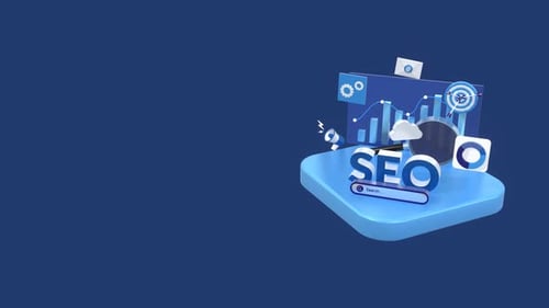 Modern 3D SEO and Digital Marketing Infographic Animation