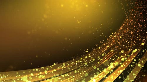 Boucle de fond en particules d'or
