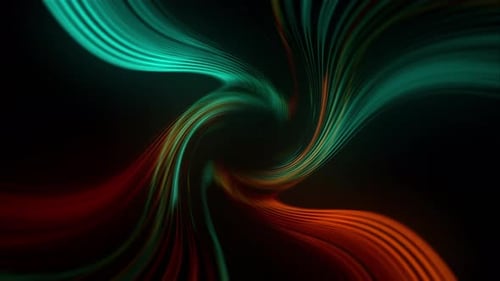 Abstract colorful energy tunnel twisted swirl of cosmic hyperspace magical bright glowing futuristic