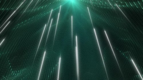 Hintergrund mit steigenden digitalen Partikeln
