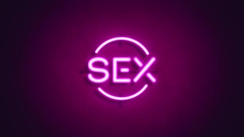 Sex neon sign