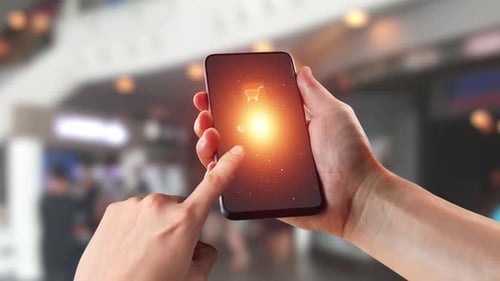 Technologie omnicanal de l'approche commerciale du commerce de détail en ligne