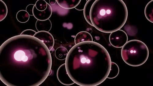 3D-Blumen bewegen sich im Stream