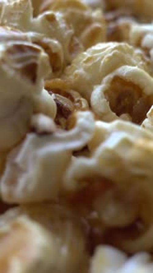 Vertical Video of Pop Corn Background