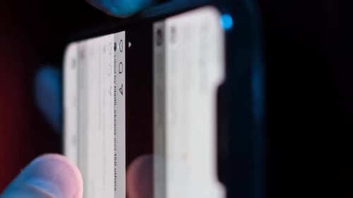 Scrolling Through Social Media on a Phone