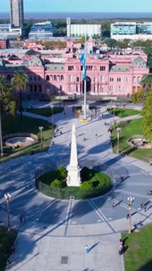 Buenos Aires Skyline at Buenos Aires in Argentina. Downtown Scene.