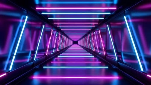 VJ Loop Geometric Laser Tunnel