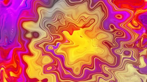 Vibrant Abstract Fluid Color Swirl Background Loop