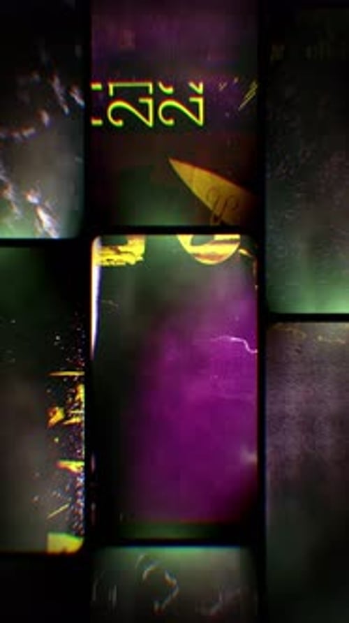 Grungy Distorted Portrait Film Strips Dirt & Noise Effect
