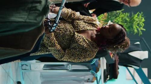 Woman Shopping for Clothes in Store