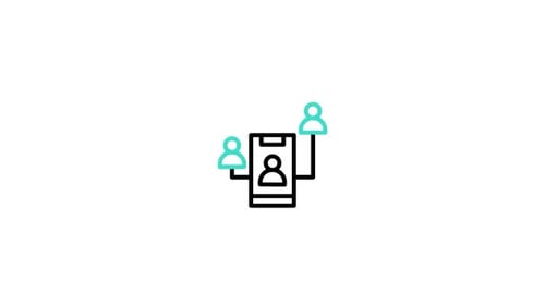 Animiertes Symbol für Mobilgeräte