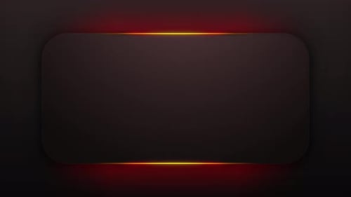 Abstract shinning red orange Frame Border background video