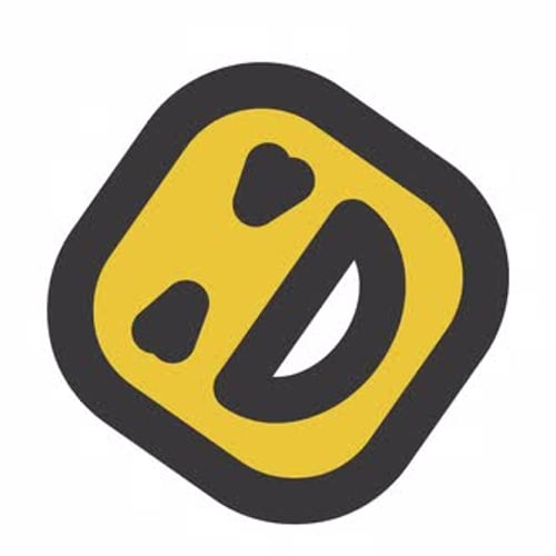 Animated Happy Emoji Icon with Rotating Movement