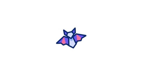 Animiertes Fledermaus-Symbol