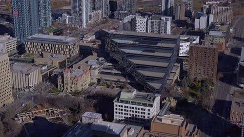 Calgary town hall downtown street