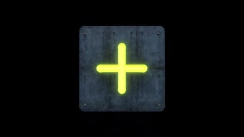 Neon-Plus-Schild