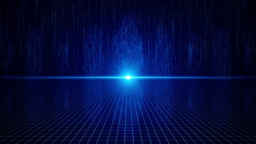 KI-Virtual-Reality-Netzwerkplatinentechnologie Futuristisches Verbindungssystem 3D-digitale Innovation