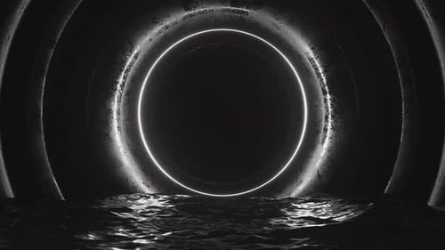 Black And White Abstract Background