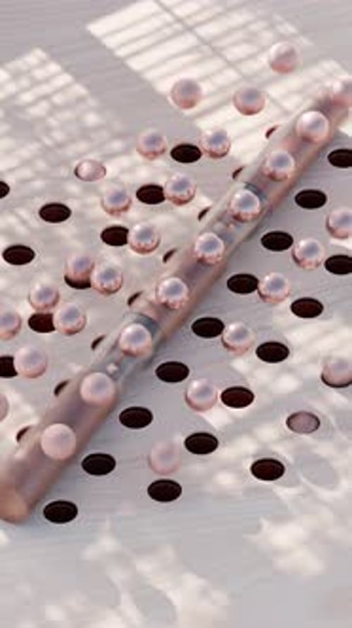 Jumping Marbles Loop 3D Animation
