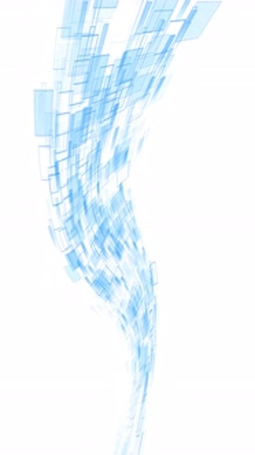 Flowing Blue Digital Squares data flow tech movement great for infographics clean futuristic