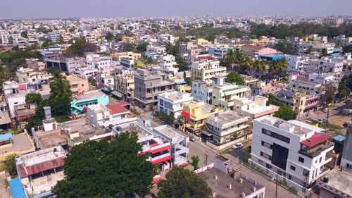 Uhd Hyderabad City Aerial View
