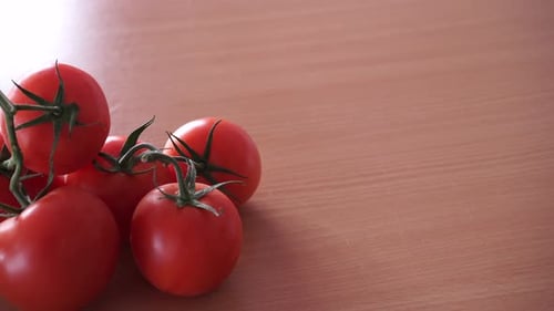 Red Tomatoes on Table