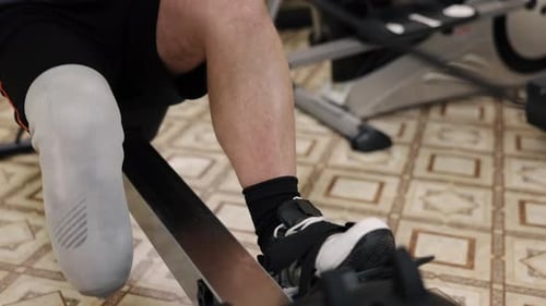 Prosthetic Leg Exercising Gym Training Workout Adaptation