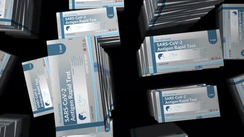 Covid rapid antigen self test pack loop