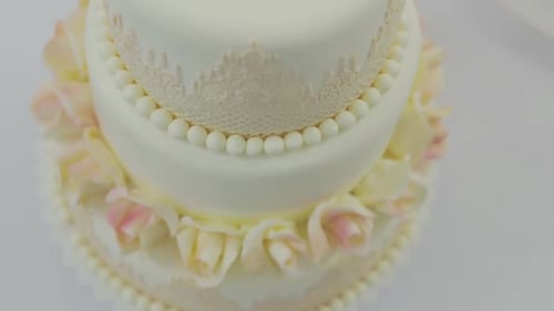 Ornate Cake Design at a Wedding Reception