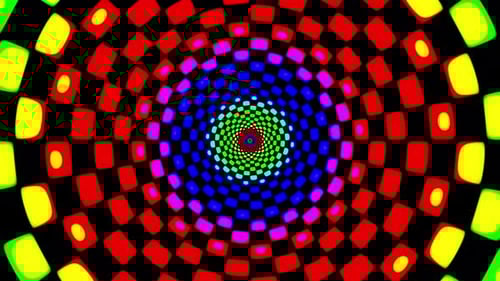 VJ Dance Colorful Looping Gradient Background For for Music Festival, Bar and Night Club 3d render