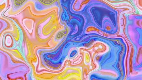 Glatter flüssiger Animationshintergrund mit glänzender Wellenmar