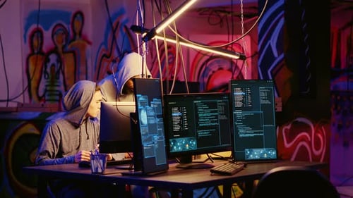 Les pirates informatiques discutent d'une violation de la sécurité