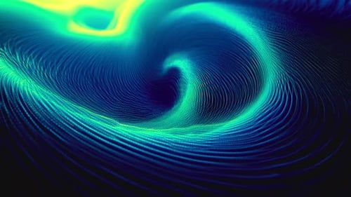Dynamic Abstract Swirl Particle Field Flowing Background