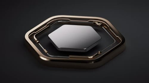 Metallic hexagonal geometry structure