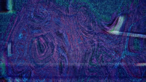 Abstract Digital Glitch Swirl Background Animation