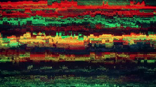 Digital Glitch Noise Static TV Effect Background
