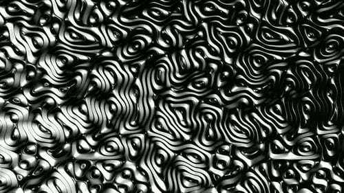 Abstract Flowing Metallic Waves Background Loop