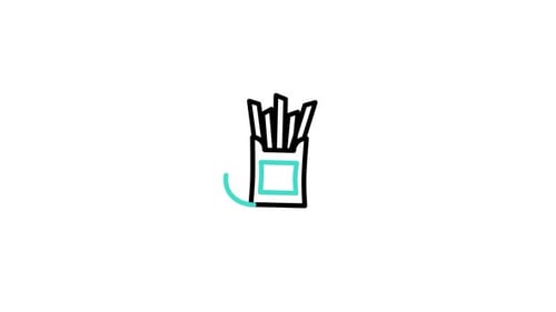 Fries Animated Icon