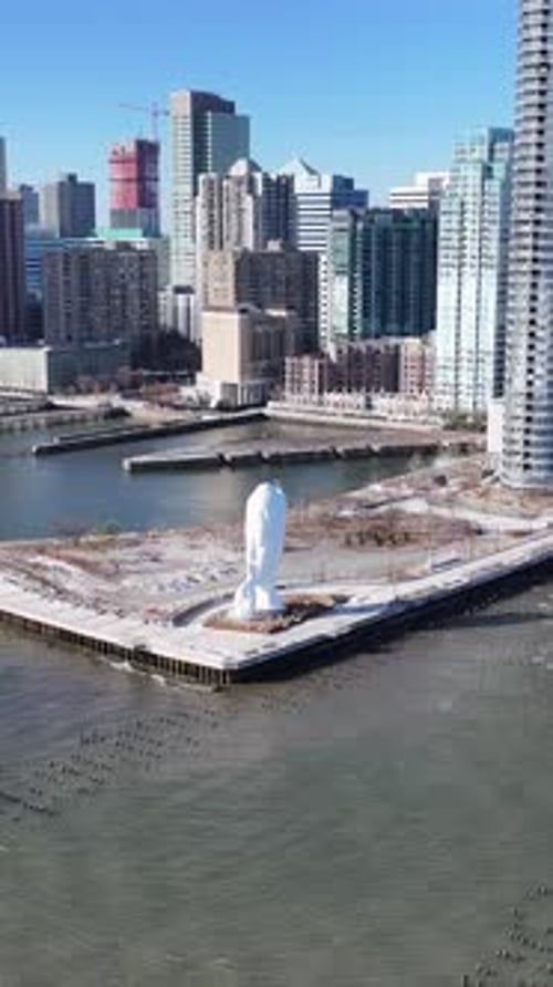 Hudson River Walkway At Jersey City In New Jersey United States.
