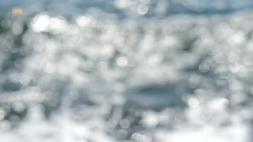 Sea View on Sunny Summer Day Seascape Sea Landscape with Blue Sea Water Surface