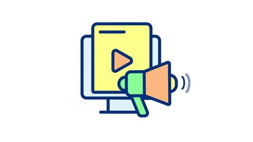 Minimalist Corporate Technology Marketing Icon Animation