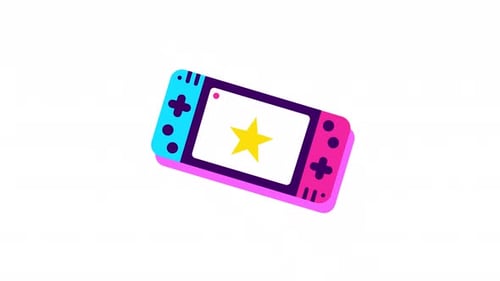Handheld Console Alpha Animation